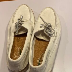 Todd Snyder Vachetta Leather White Boat Shoes for Men Sz 13.